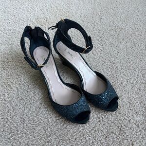 Miu Miu Elegant Blue Glittery Women's Heels EU 38